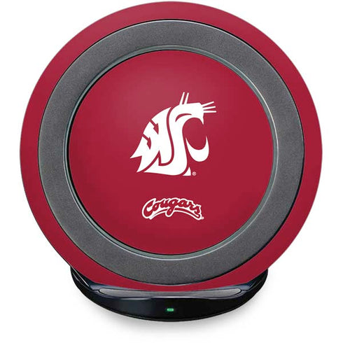 Washington State University Cougars Logo Fast Charge Wireless Charging Stand Skin