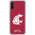 Washington State University Cougars Logo Galaxy A10e Clear Case