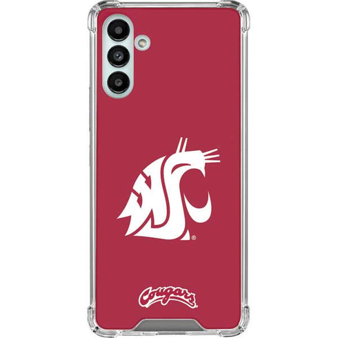 Washington State University Cougars Logo Galaxy A13 5G Clear Case