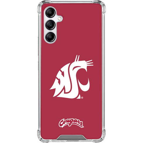 Washington State University Cougars Logo Galaxy A15 5G Clear Case