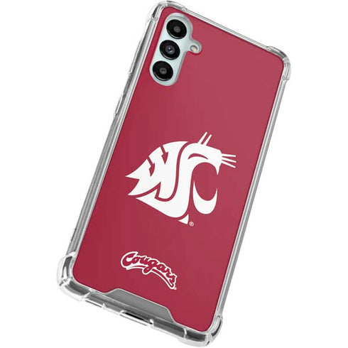 Washington State University Cougars Logo Galaxy A15 5G Clear Case