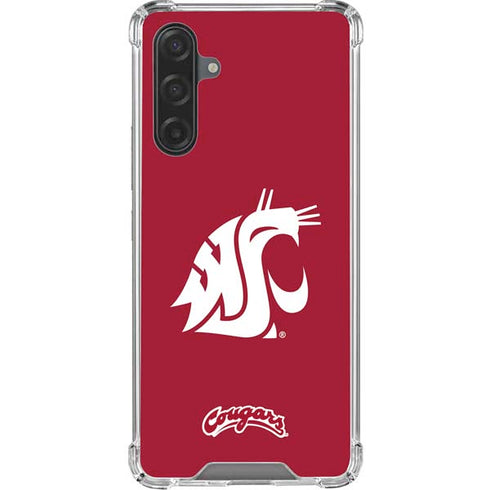 Washington State University Cougars Logo Galaxy A17 Clear Case