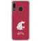 Washington State University Cougars Logo Galaxy A20 Clear Case