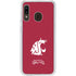 Washington State University Cougars Logo Galaxy A20 Clear Case