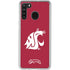 Washington State University Cougars Logo Galaxy A21 Clear Case