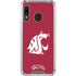 Washington State University Cougars Logo Galaxy A30 Clear Case