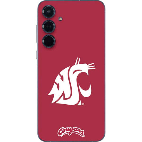 Washington State University Cougars Logo Galaxy A35 5G Skin