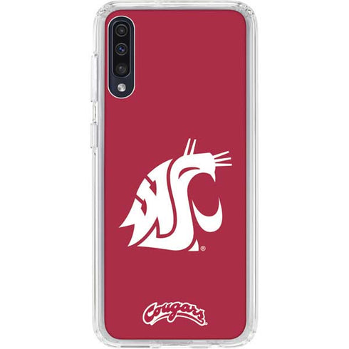 Washington State University Cougars Logo Galaxy A50 Clear Case