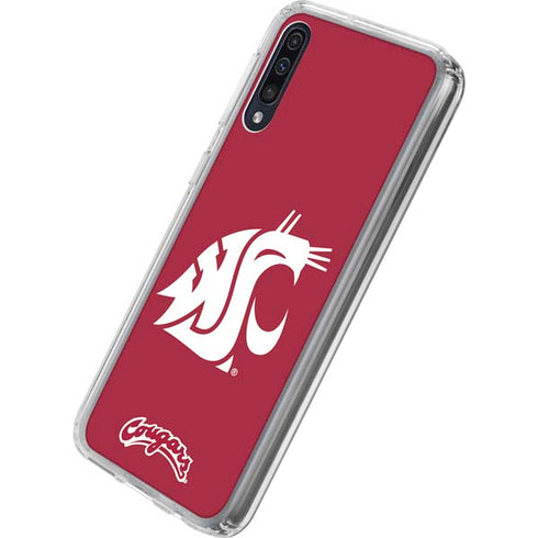 Washington State University Cougars Logo Galaxy A50 Clear Case