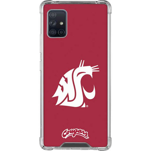 Washington State University Cougars Logo Galaxy A51 5G Clear Case