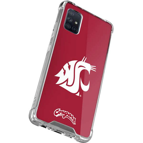 Washington State University Cougars Logo Galaxy A51 5G Clear Case