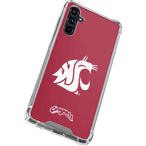 Washington State University Cougars Logo Galaxy A54 5G Clear Case