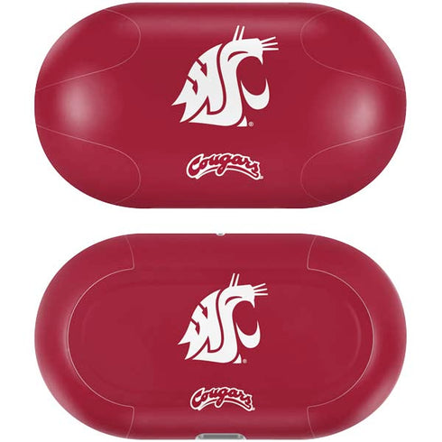 Washington State University Cougars Logo Galaxy Buds Plus Skin