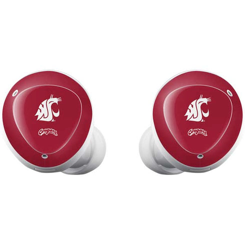 Washington State University Cougars Logo Galaxy Buds Plus Skin
