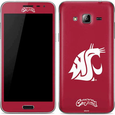 Washington State University Cougars Logo Galaxy J3 Skin