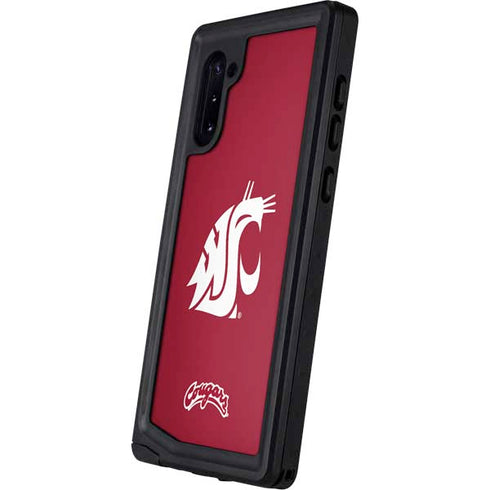 Washington State University Cougars Logo Galaxy Note 10 Waterproof Case