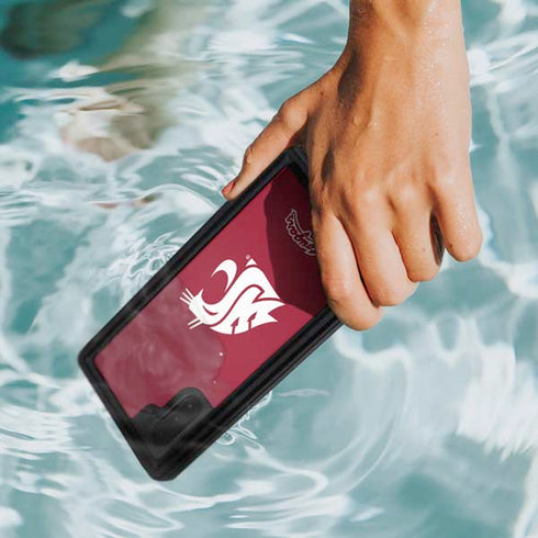 Washington State University Cougars Logo Galaxy Note 10 Waterproof Case