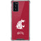 Washington State University Cougars Logo Galaxy Note20 5G Clear Case