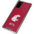 Washington State University Cougars Logo Galaxy Note20 5G Clear Case