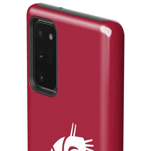 Washington State University Cougars Logo Galaxy Note20 5G Pro Case