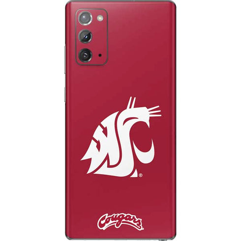 Washington State University Cougars Logo Galaxy Note20 5G Skin