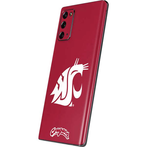 Washington State University Cougars Logo Galaxy Note20 5G Skin