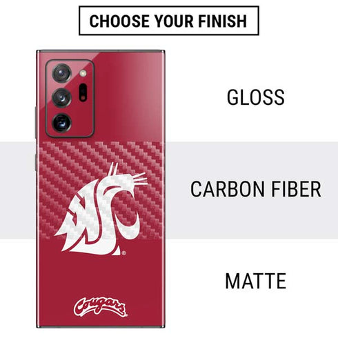 Washington State University Cougars Logo Galaxy Note20 Ultra 5G Skin