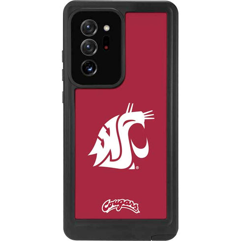 Washington State University Cougars Logo Galaxy Note20 Ultra 5G Waterproof Case