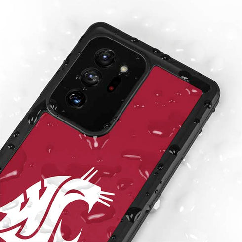Washington State University Cougars Logo Galaxy Note20 Ultra 5G Waterproof Case