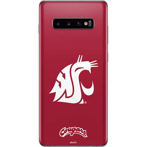 Washington State University Cougars Logo Galaxy S10 Plus Skin