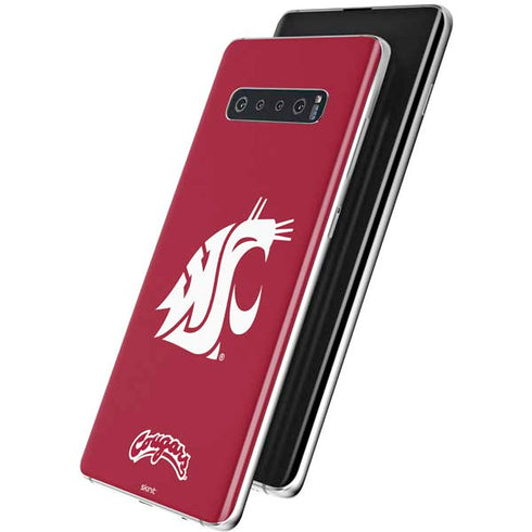 Washington State University Cougars Logo Galaxy S10 Skin