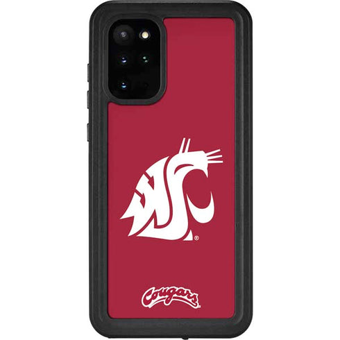 Washington State University Cougars Logo Galaxy S20 Plus Waterproof Case