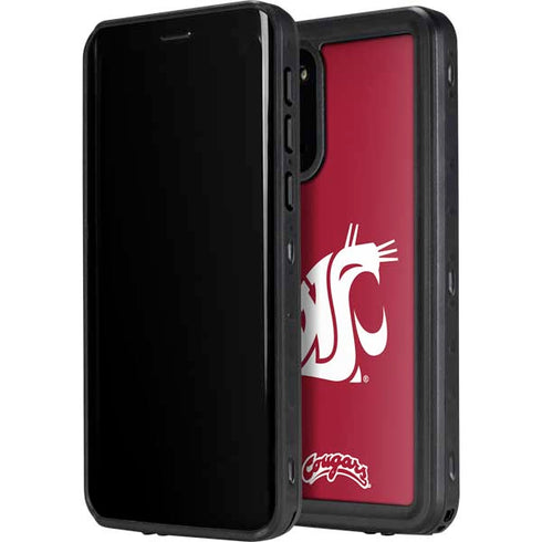 Washington State University Cougars Logo Galaxy S20 Plus Waterproof Case