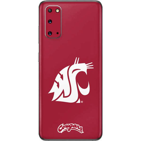 Washington State University Cougars Logo Galaxy S20 Skin
