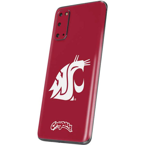 Washington State University Cougars Logo Galaxy S20 Skin