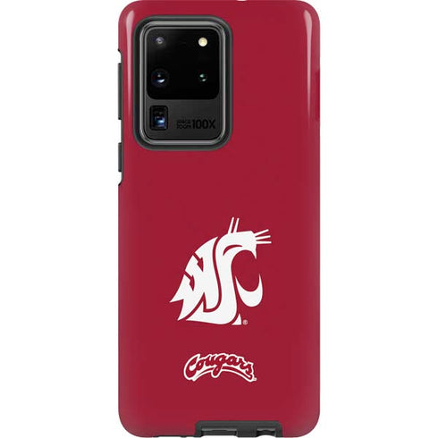 Washington State University Cougars Logo Galaxy S20 Ultra 5G Pro Case