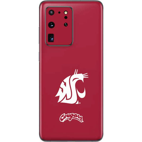 Washington State University Cougars Logo Galaxy S20 Ultra 5G Skin