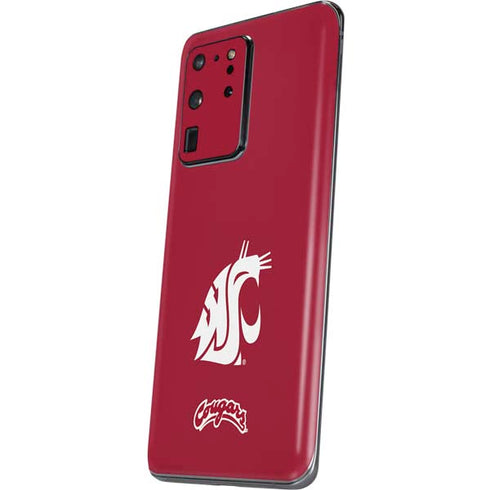 Washington State University Cougars Logo Galaxy S20 Ultra 5G Skin