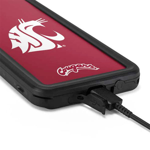 Washington State University Cougars Logo Galaxy S20 Waterproof Case