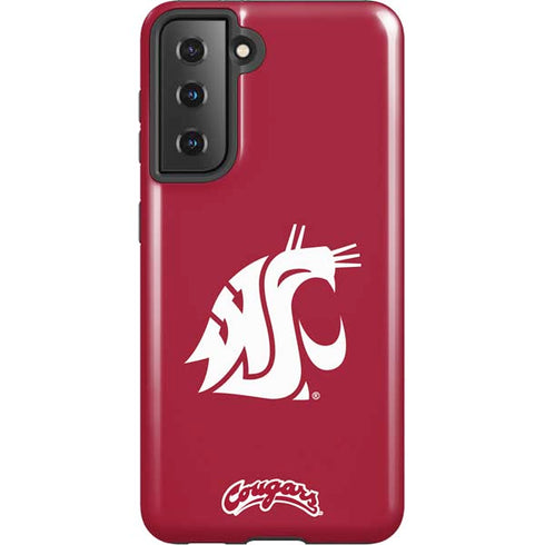 Washington State University Cougars Logo Galaxy S21 5G Pro Case