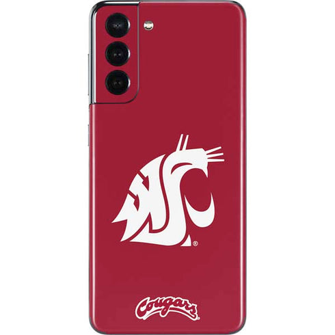 Washington State University Cougars Logo Galaxy S21 5G Skin