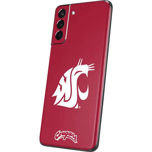 Washington State University Cougars Logo Galaxy S21 5G Skin