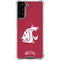 Washington State University Cougars Logo Galaxy S21 FE Clear Case