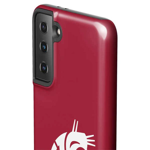 Washington State University Cougars Logo Galaxy S21 FE Pro Case