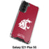 Washington State University Cougars Logo Galaxy S21 Plus 5G Clear Case