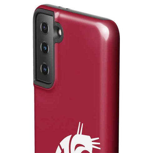 Washington State University Cougars Logo Galaxy S21 Plus 5G Pro Case