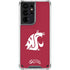 Washington State University Cougars Logo Galaxy S21 Ultra 5G Clear Case