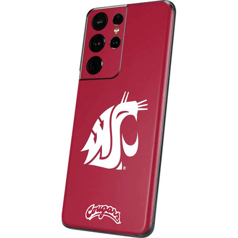 Washington State University Cougars Logo Galaxy S21 Ultra 5G Skin