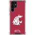 Washington State University Cougars Logo Galaxy S22 Ultra Clear Case