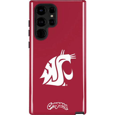 Washington State University Cougars Logo Galaxy S22 Ultra Pro Case